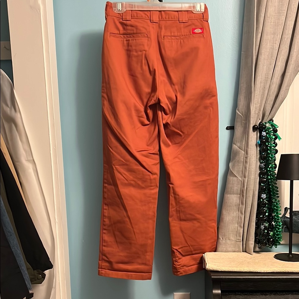 Rust Orange Women’s Dickies Chinos - Picture 2 of 6
